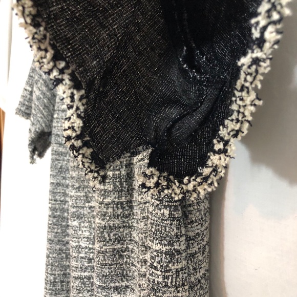 LANE BRYANT tweed dress 26/28 black and white - Picture 9 of 9